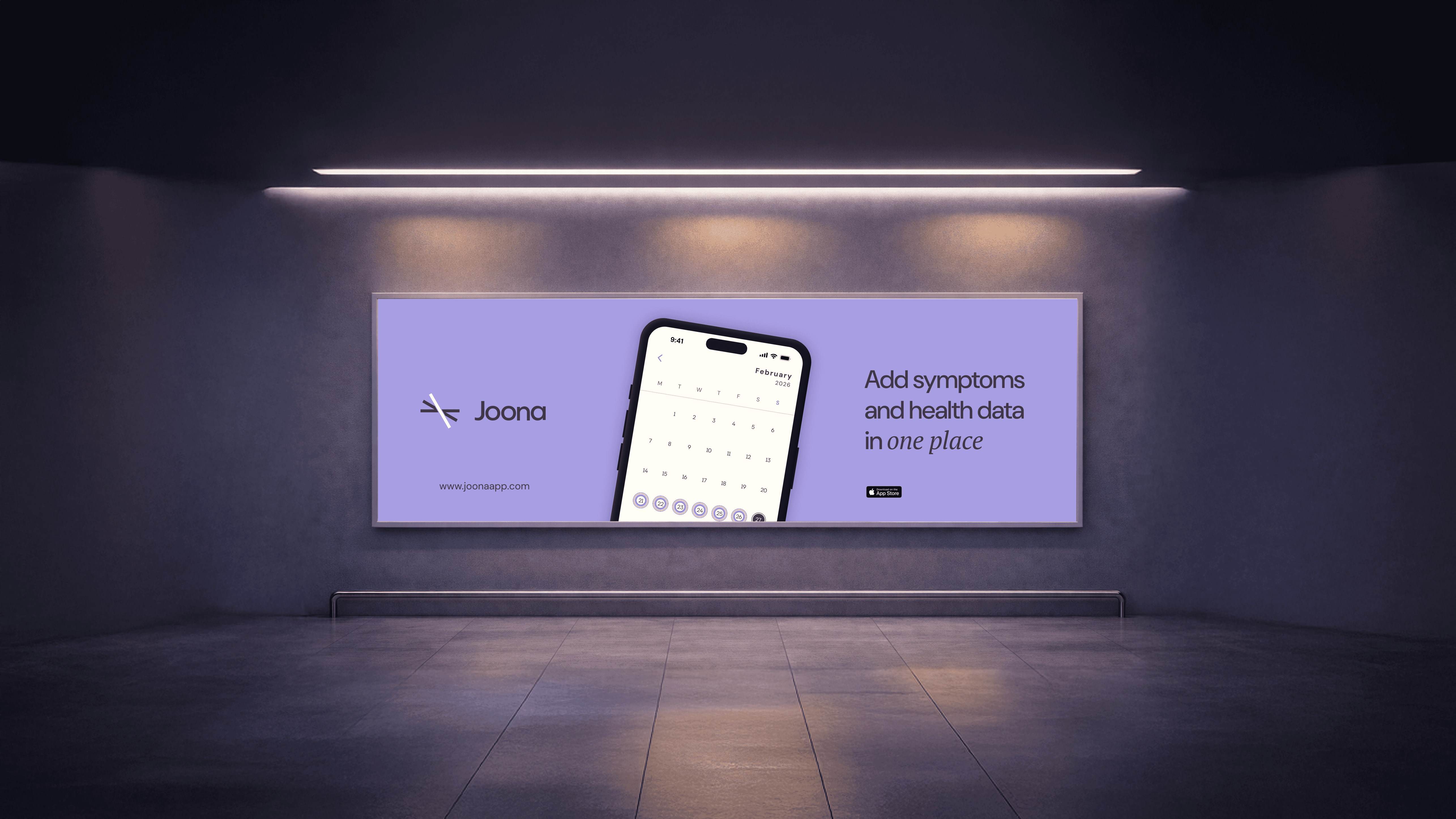 Joona product billboard mockup